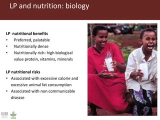 The influence of livestock products (LP) on nutrition during the first 1000 days