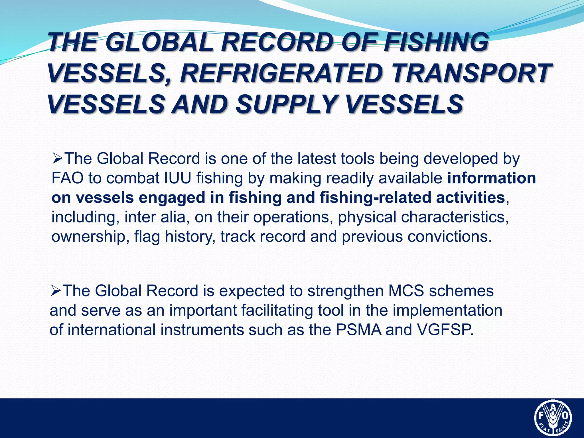 Combatting IUU Fishing through the implementation of the Port State ...