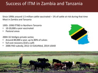 Vaccines and diagnostics—The case for regional One Health centres of excellence 