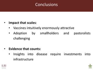 Vaccines and diagnostics—The case for regional One Health centres of excellence 