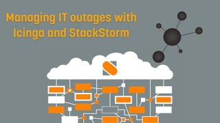 Managing IT outages with
Icinga and StackStorm
 