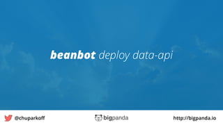 http://bigpanda.io@chuparkoﬀ
beanbot deploy data-api
41
 