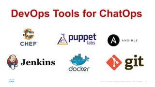 DevOps Tools for ChatOps
 