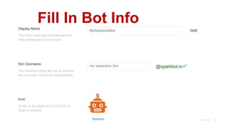Fill In Bot Info
 