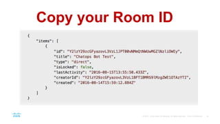Copy your Room ID
 