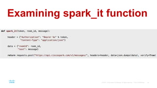 Examining spark_it function
 