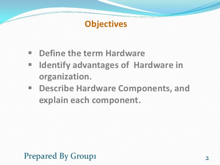 MIS Presentation Chapter III Hardware