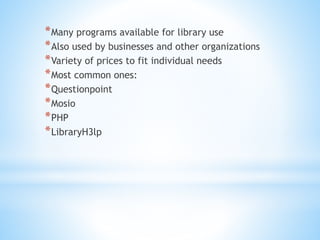 Chat programs | PPT