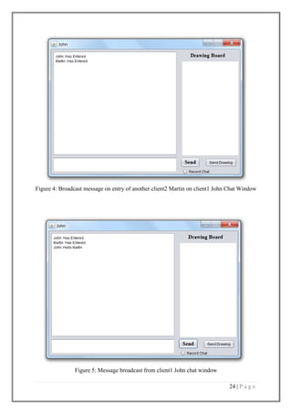 Chat Room System using Java Swing | PDF | Programming Languages | Computing