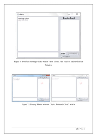 Chat Room System using Java Swing | PDF
