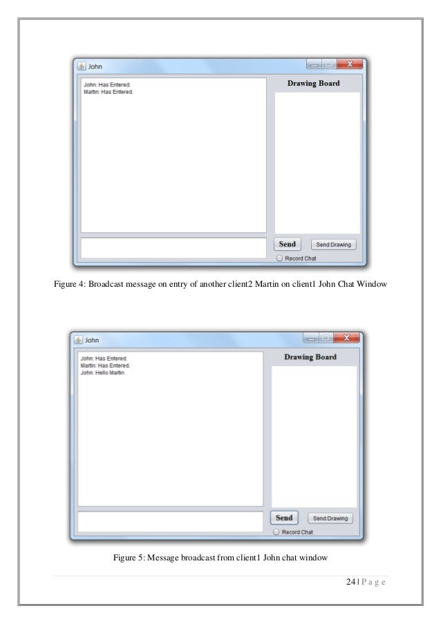 Chat Room System Using Java Swing Chat Room System Using Java Swing