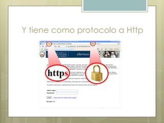 Y tiene como protocolo a Http
 