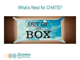 What’s Next for CHATS?
 