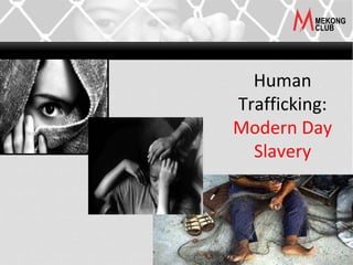 Human
Trafficking:
Modern Day
Slavery
 