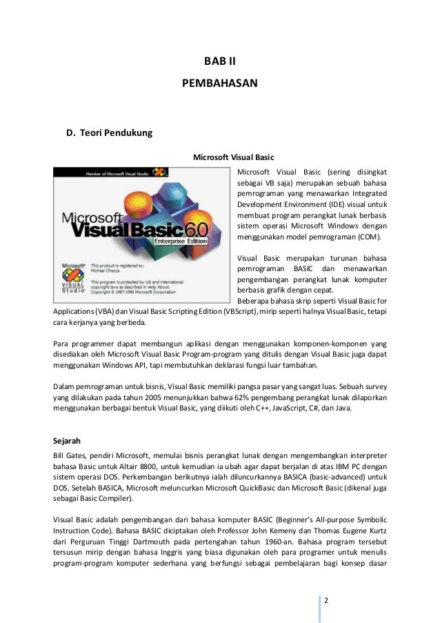 Cara Membuat Program Chatting Sederhana Dengan Visual Basic Program