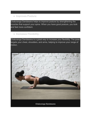 Use the Strength of Your Whole Body in Chaturanga Dandasana