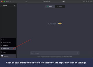 Presentation on how to chat with PDF using ChatGPT code interpreter | PDF