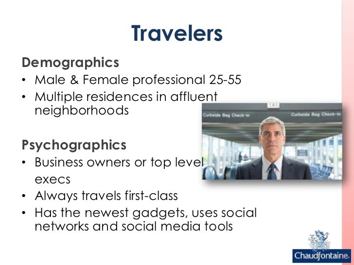 Psychographics Of Business Travelers Psychographics Of Business Travelers