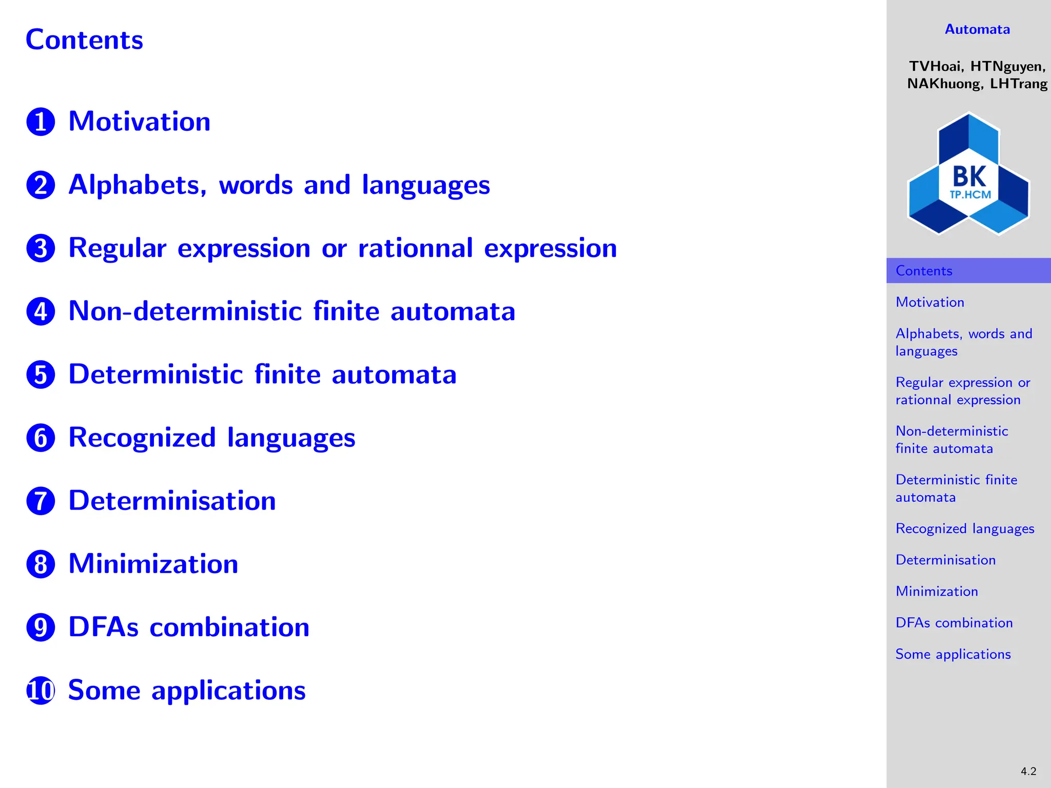 Mathematics Modeling - Chapter about Automata | PPT