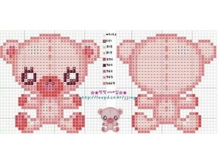 Chaveirinhos ponto cruz