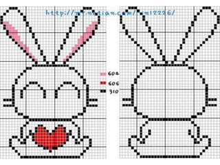 Chaveirinhos ponto cruz