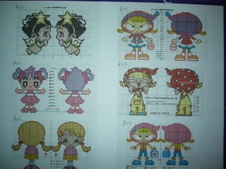 Chaveirinhos ponto cruz