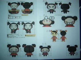 Chaveirinhos ponto cruz