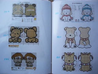 Chaveirinhos ponto cruz