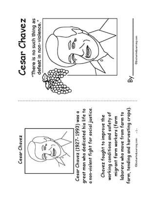 Cesar Chavez booklet