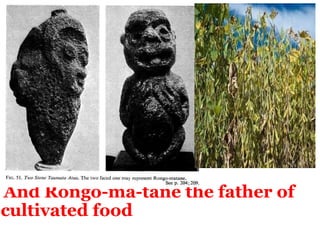     And Rongo-ma-tane the father of cultivated food 
