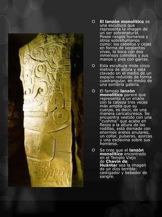 Iconografia de las Imágenes representativas de Chavin | PPTX