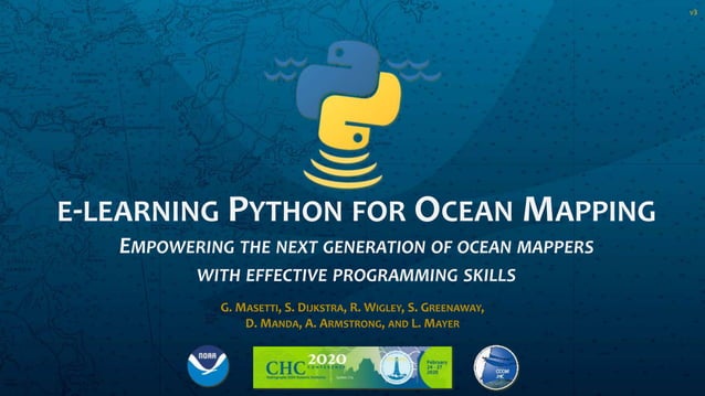 e-learning Python for Ocean Mapping - Empowering the next generation of ...