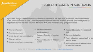 (CHC30113) Certificate III in Early Childhood and Care | PPT