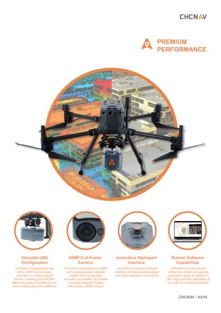 Chcnav Camera Jual CHCNAV AlphaAir 10 Professional Airborne LiDAR+RGB System | PDF