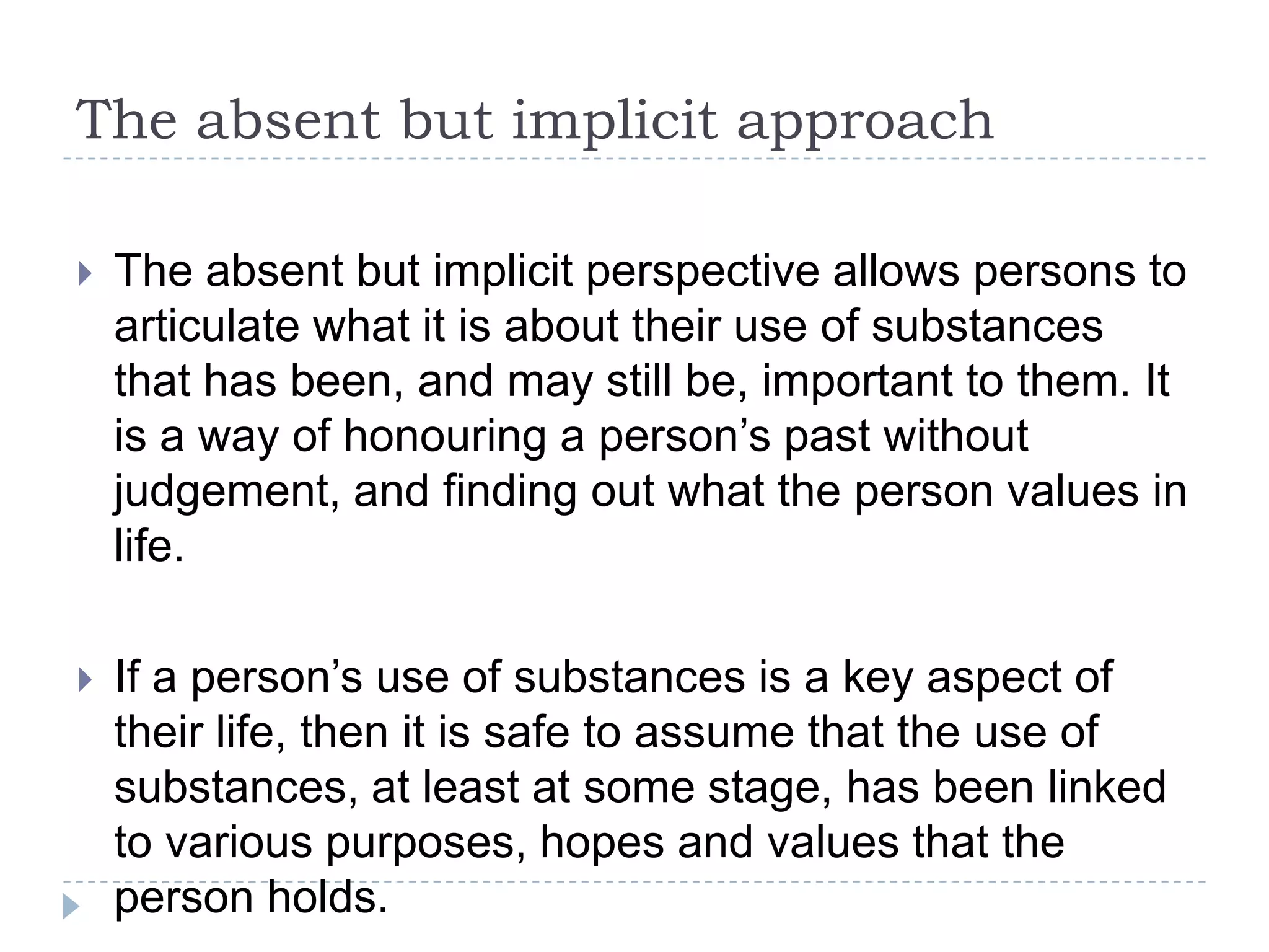 Alternative storylines....