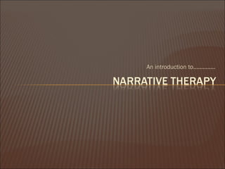 An introduction to.............. 