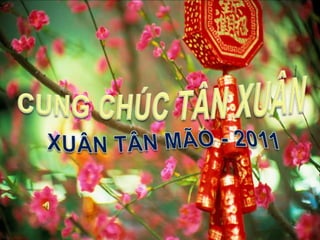 Chucmungnammoi-tan mao CUNG CHÚC TÂN XUÂN XUÂN TÂN MÃO - 2011 