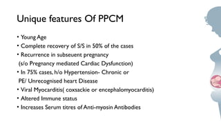 chd and ppcm Obstetrics Postgraduate Presentation | PPTX