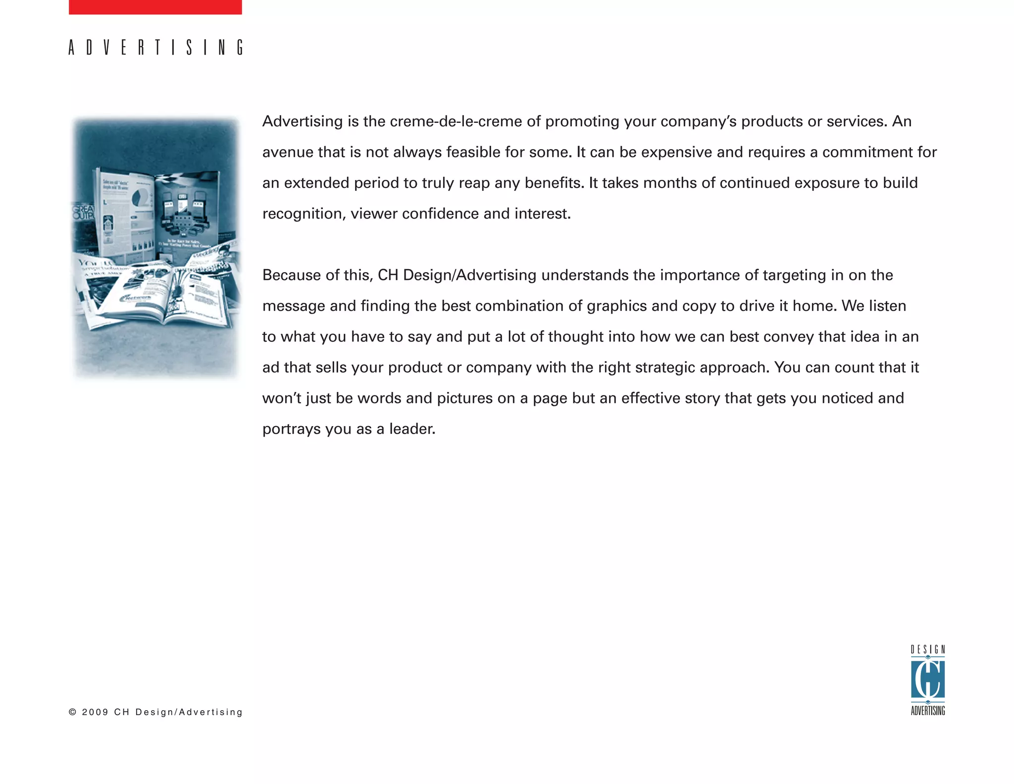 CH Design/Advertising Portfolio