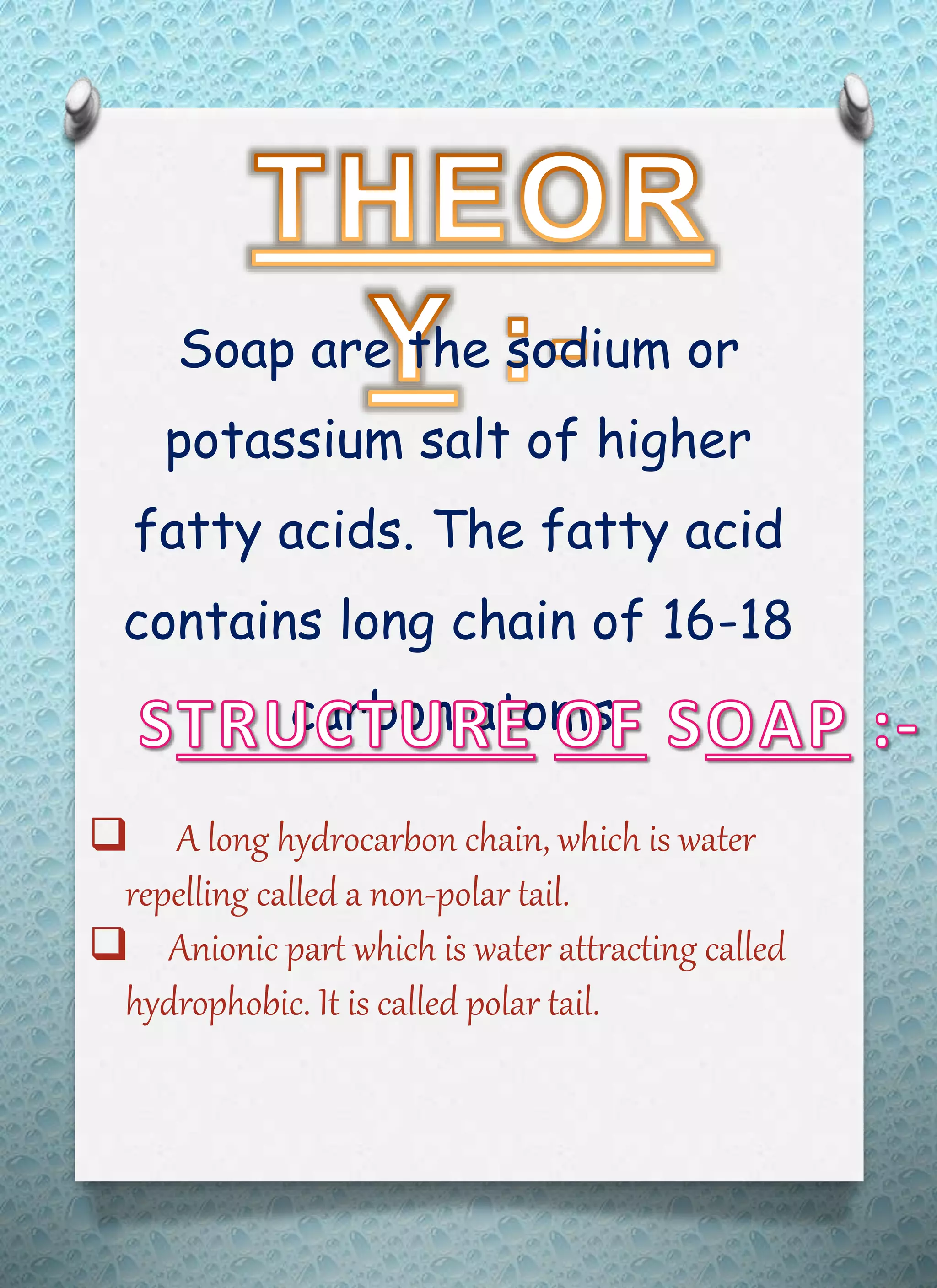 Chemistry Investigative project on Soaps (To find and calculate the ...