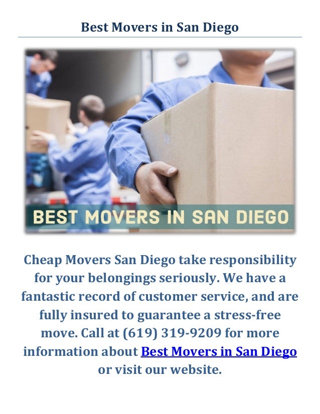 Cheap and Best Movers in San Diego, CA