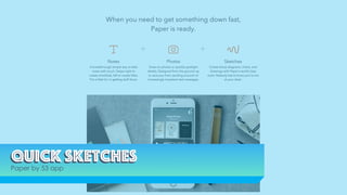 Quick sketchesQuick Sketches
Paper by 53 app
 