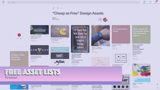 Free asset listsFree Asset Lists
Pinterest
 