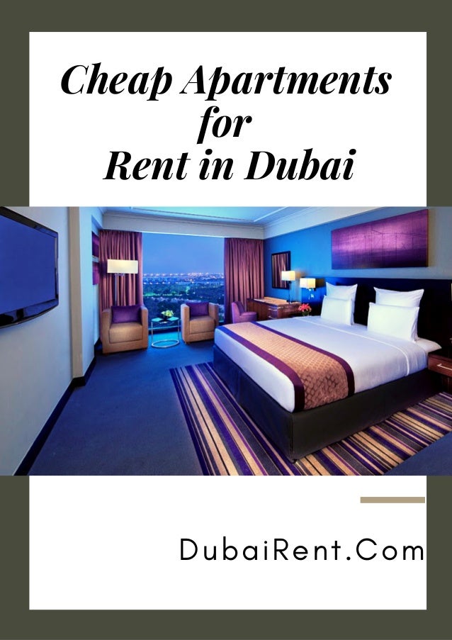 Cheap apartments for rent in dubai