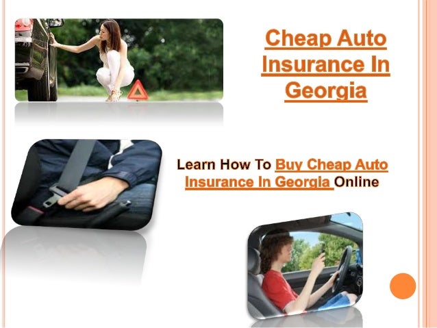 Cheap Auto Insurance In Georgia