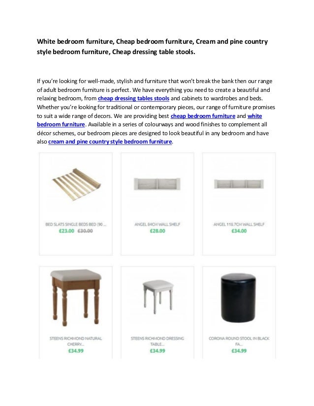 Cheap Bedroom Furniture