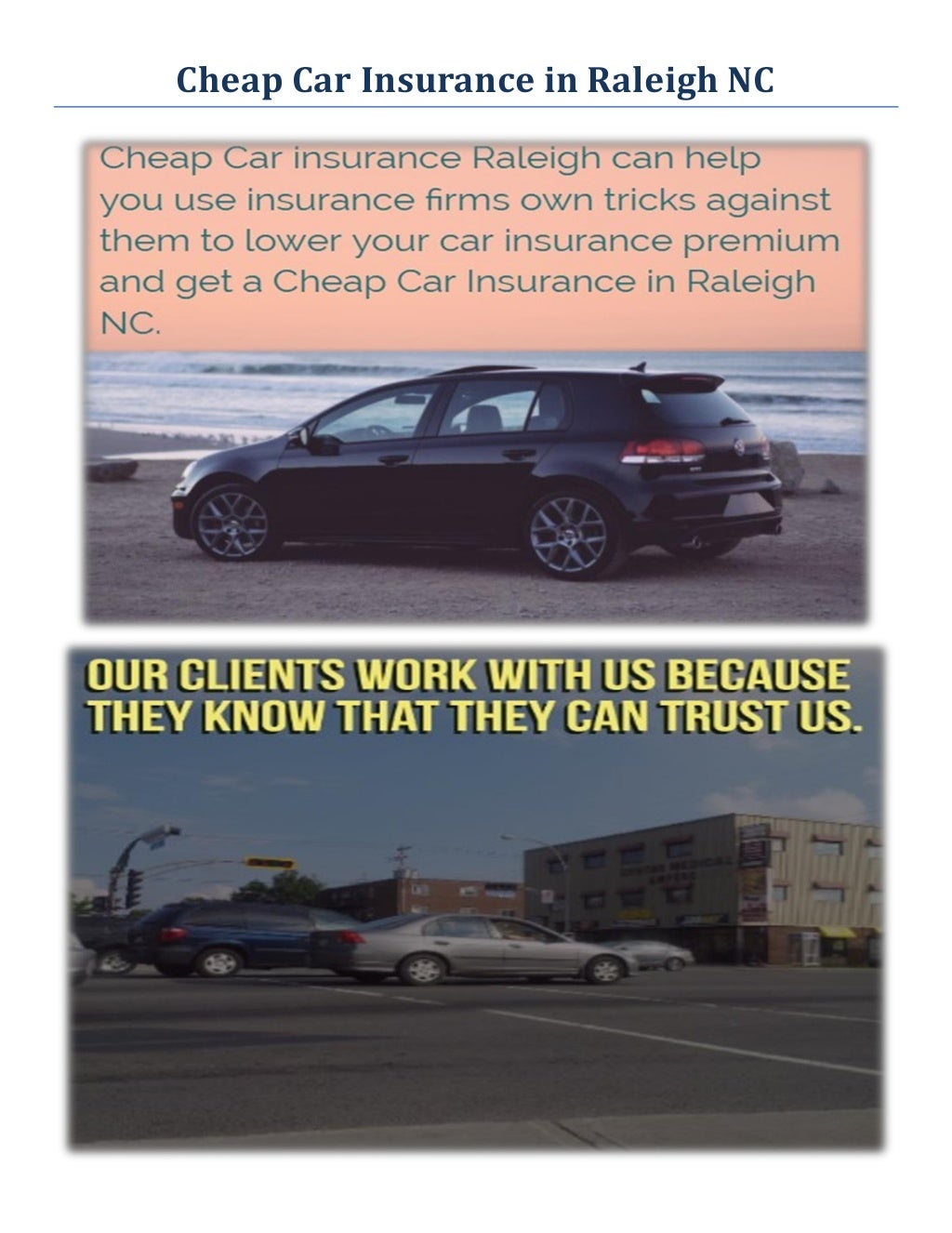 Cheap &amp; Best Car Insurance in Raleigh
