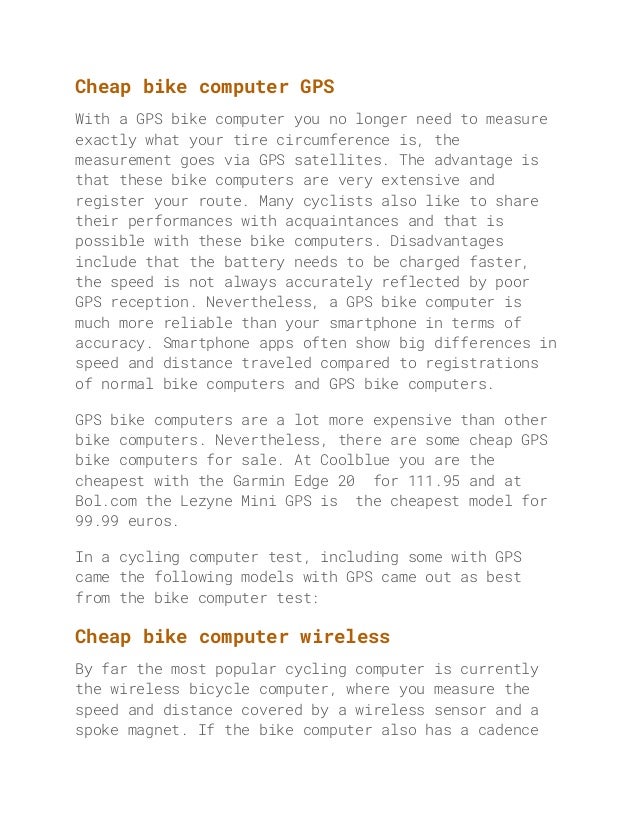 bike computers for sale