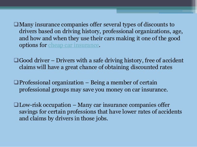 What companies offer really cheap car insurance?
