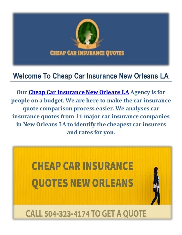 Cheap Car Insurance in New Orleans